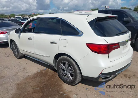 2017 Acura Mdx из США, поврежденный, VIN 5FRYD3H32HB001167